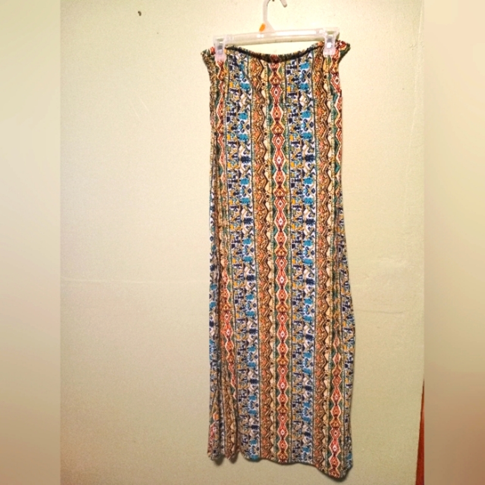 Bohemian Multicolor Maxi Skirt